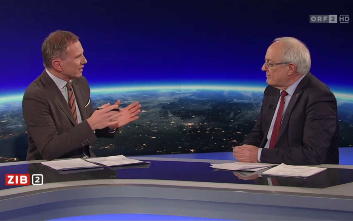 In der ZIB 2 unterstrich Bischof Michael Bünker die Bedeutung des Karfreitags für die Evangelischen in Österreich. Foto: ORF/Screenshot