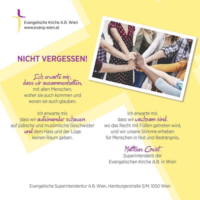 Gedanken von Superintendent Matthias Geist zur gesellschaftlichen Situation