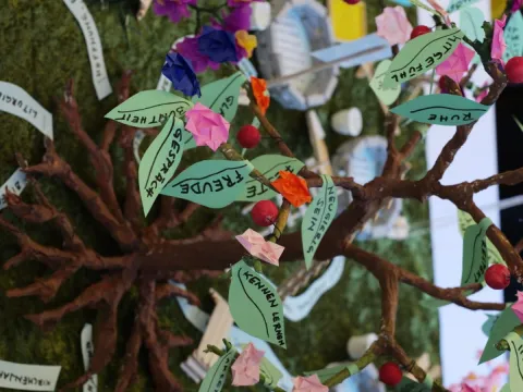 Projekt „optimis-TISCH – In eine friedliche Zukunft“